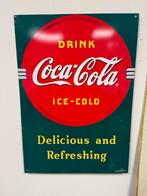 Vintage Coca-Cola Reclamebord, Verzamelen, Merken en Reclamevoorwerpen, Ophalen of Verzenden, Gebruikt, Reclamebord