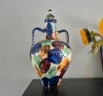 Antiek Franse vaas aardewerk met deksel 50 cm x  25cm, Antiek en Kunst, Antiek | Keramiek en Aardewerk, Ophalen