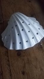 Twee keramische wandlampen in de vorm van een schelp, Ophalen of Verzenden