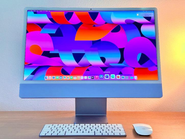 iMac 24" | M1 Chip 8-Core | 16GB Ram | 1TB SSD | EXTRA'S, Computers en Software, Apple Desktops, Zo goed als nieuw, iMac, SSD