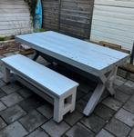 Picknicktafel steigerhout, Tuin en Terras, Ophalen, Zo goed als nieuw, Rechthoekig, Hout