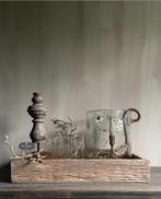 Oud houten bak dienblad oud hout stoer sober landelijk, Verzenden, Nieuw