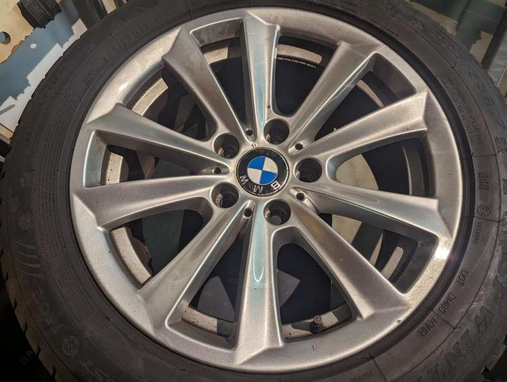 Originele BMW velgen met Dunlop Winterbanden 5 serie F10 F11, Auto-onderdelen, Banden en Velgen, Banden en Velgen, Winterbanden
