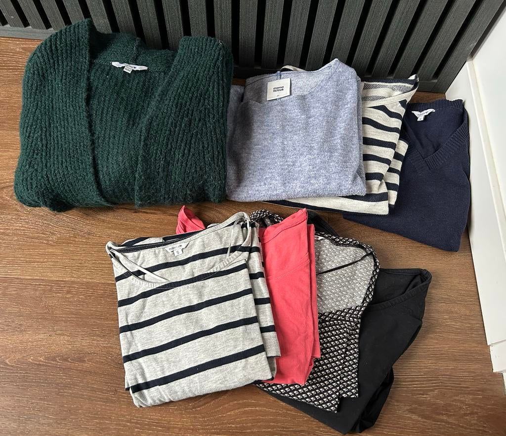 Positiekleding (9x) - Maat S/M - H&M en Prenatal, Kleding | Dames, Positiekleding, Ophalen, Overige kleuren, Trui of Vest, Zo goed als nieuw