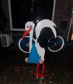 Leuke ooievaar met baby, Kinderen en Baby's, Kraamcadeaus en Geboorteborden, Ophalen, Zo goed als nieuw