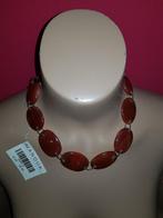 Ketting (567), Sieraden, Tassen en Uiterlijk, Kettingen, Ophalen of Verzenden, Zo goed als nieuw, Bruin, Overige materialen