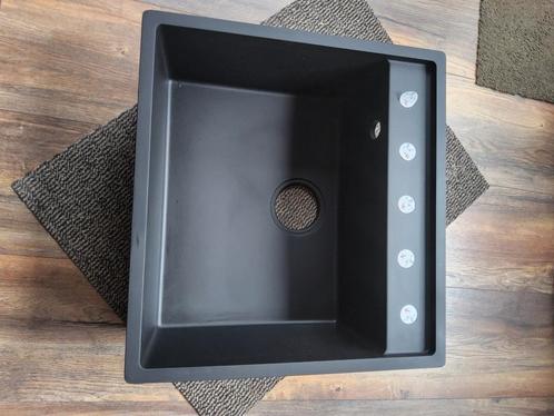 Keuken gootsteen spoelbak composiet graniet 53x50cm, Huis en Inrichting, Keuken | Keukenelementen, Nieuw, Minder dan 100 cm, Ophalen