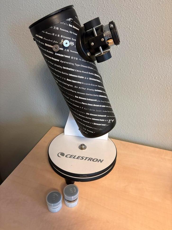 Celestron Spiegeltelescoop met Statief, Audio, Tv en Foto, Optische apparatuur | Telescopen, Gebruikt, Spiegeltelescoop (reflector)