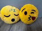 2 leuke smiley kussens, Ophalen of Verzenden, Zo goed als nieuw, Kleed of Kussen