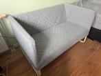 Ikea Knoppark bankje grijs, Huis en Inrichting, Ophalen, Tweepersoons, 75 tot 100 cm, Zo goed als nieuw