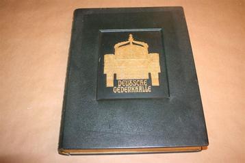 Prachtig antiek boek - Deutsche Gedenkhalle - 1924 !! beschikbaar voor biedingen