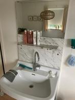 Marmeren Wastafel, Huis en Inrichting, Ophalen, Gebruikt, 50 tot 100 cm, Minder dan 25 cm