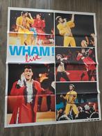 Grote 80s Poster van de band Wham! - Live, Ophalen of Verzenden, Zo goed als nieuw