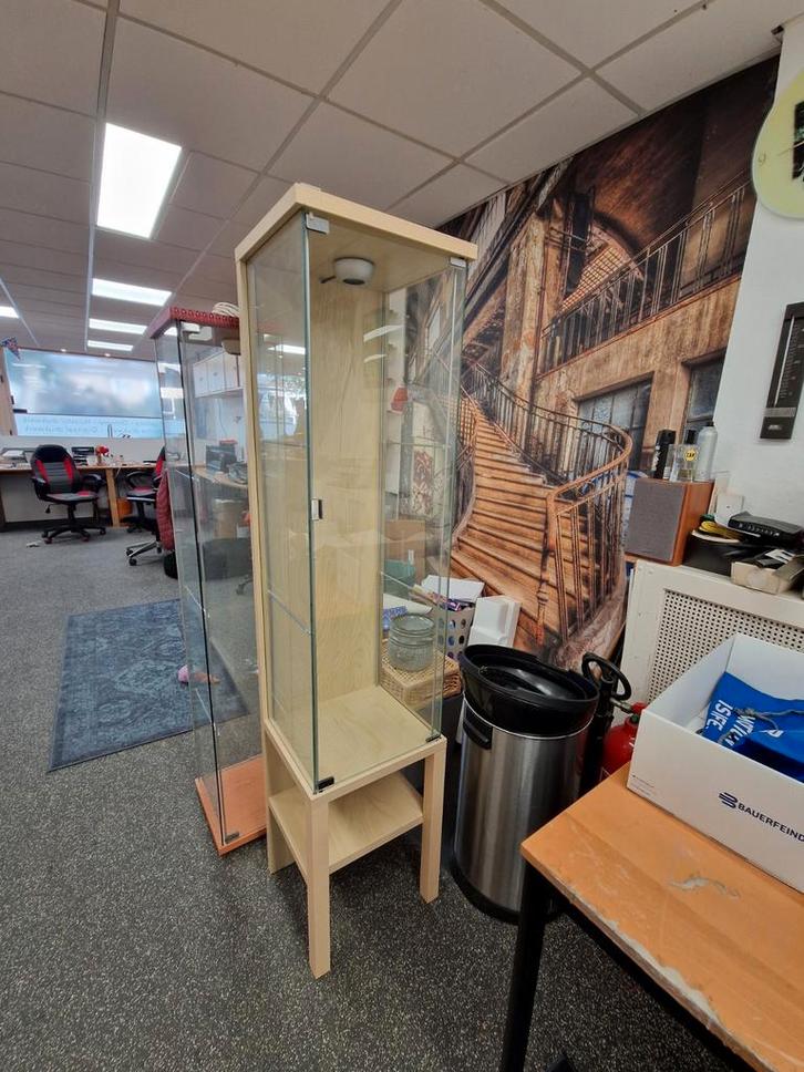 Vitrinekast met Licht, Huis en Inrichting, Kasten | Vitrinekasten, Zo goed als nieuw, 150 tot 200 cm, Minder dan 50 cm, 25 tot 50 cm