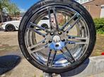 Winterbanden met Velgen 225/40 R18, Ophalen, 18 inch, Gebruikt, Banden en Velgen