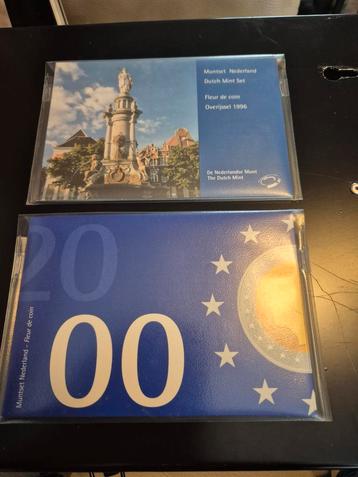 2 Munten Sets: Euro 2000 & Gulden Overijssel 1996 beschikbaar voor biedingen