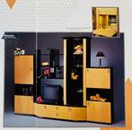 Mooi Beukenhouten Wandmeubel + 3xHalogeenVerlichting+Spiegel, Ophalen, 250 tot 300 cm, 200 cm of meer, Zo goed als nieuw