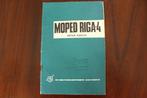 Riga 4  Moped repair manual  werkplaatsboekje, Fietsen en Brommers, Ophalen of Verzenden, Gebruikt