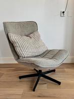 Draaifauteuil Basisclabel/WOOOD, type Warp, Ophalen, Zo goed als nieuw, 75 tot 100 cm, Stof