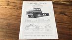 Chevrolet Trucks brochure, Boeken, Auto's | Folders en Tijdschriften, Gelezen, Chevrolet, Ophalen of Verzenden