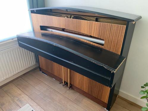 Gratis Piano, Muziek en Instrumenten, Piano's, Gebruikt, Piano, Bruin, Ophalen