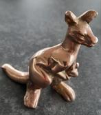 Koperen Kangoeroe met jong, Antiek en Kunst, Ophalen of Verzenden