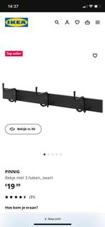 Nieuwe Ikea Pinnig kapstok, Nieuw, Minder dan 100 cm, Hout, Wandkapstok