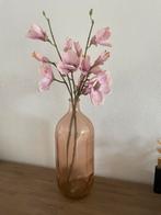 Roze vaas met nepbloemen (magnolia), Ophalen, Zo goed als nieuw