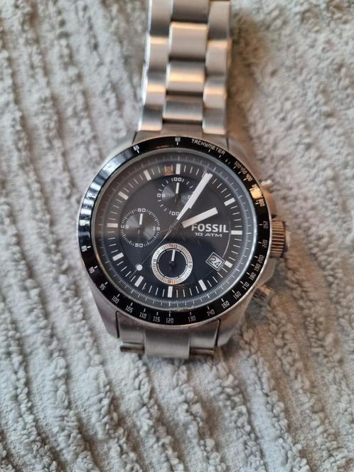 Heren horloge RVS., Sieraden, Tassen en Uiterlijk, Horloges | Heren, Zo goed als nieuw, Polshorloge, Overige merken, Staal, Staal