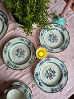 3 Antieke Diepe Borden Bisto - Bishop & Stonier England, Ophalen of Verzenden