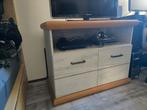 TV meubel crown wit eiken, prima staat, Huis en Inrichting, Kasten | Televisiemeubels, Ophalen, Overige materialen, Gebruikt, 50 tot 100 cm