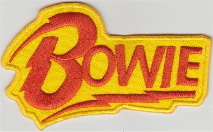 David Bowie stoffen opstrijk patch embleem #3, Verzamelen, Muziek, Artiesten en Beroemdheden, Nieuw, Kleding, Ophalen of Verzenden