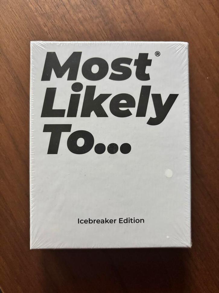 Most Likely To... Icebreaker Edition - Nieuw!, Hobby en Vrije tijd, Gezelschapsspellen | Bordspellen, Nieuw, Drie of vier spelers