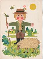 Kinderkaart ontwerp George Riel 1975, Verzamelen, Ansichtkaarten | Themakaarten, Verzenden, 1960 tot 1980, Gelopen, Kinderen