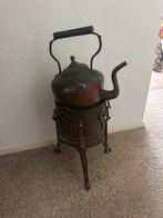 Antieke Koperen Theeketel op vuurpot, Antiek en Kunst, Ophalen, Koper