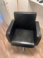 Kapperstoel met Pomp - Goede Staat!, Huis en Inrichting, Stoelen, Ophalen, Zwart, Zo goed als nieuw, Metaal