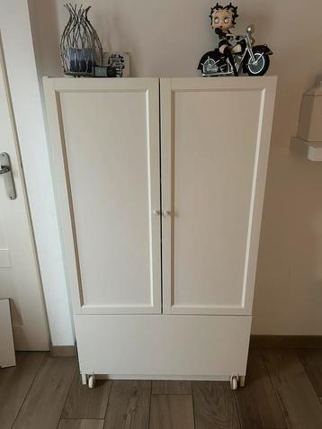 Billy boekenkast met opbouwdeel, deuren en lade