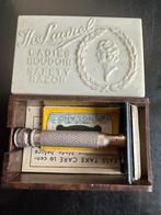 Antiek The Laurel miniatuur Dames scheermesje in box, Ophalen of Verzenden