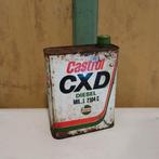 Olie blik olie drum Castrol motor oil barn found origineel, Ophalen of Verzenden