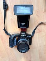 Minolta 'DYNAX 5000i spiegelreflexcamera met flitser, Spiegelreflex, Minolta, Gebruikt, Ophalen of Verzenden