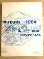 Suzuki 1984 4 & 2 Stroke Service Data, Motoren, Verzenden, Suzuki
