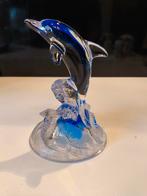 Glazen Dolfijn Ornament, Antiek en Kunst, Antiek | Glas en Kristal, Ophalen of Verzenden