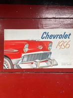 1956 chevrolet folder NL versie origineel, Gelezen, Chevrolet, Ophalen of Verzenden