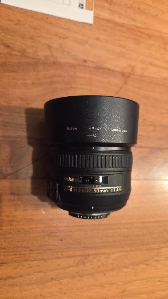 Nikkor Nikon 50mm AF-S f1.4 G prime lens, Audio, Tv en Foto, Fotografie | Lenzen en Objectieven, Zo goed als nieuw, Standaardlens