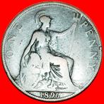 ⰆMISTRESS OF SEAS: GREAT BRITAIN PENNY 1896 VICTORIA 1837-19, Postzegels en Munten, Munten | Europa | Niet-Euromunten, Verzenden