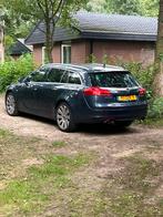 Opel Insignia 2.0 Turbo 162KW Sports Tourer automaat, Auto's, 1998 cc, Zwart, 4 cilinders, Leder en Stof