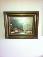 Schilderij, gesigneerd JB, Antiek en Kunst, Kunst | Schilderijen | Klassiek, Ophalen