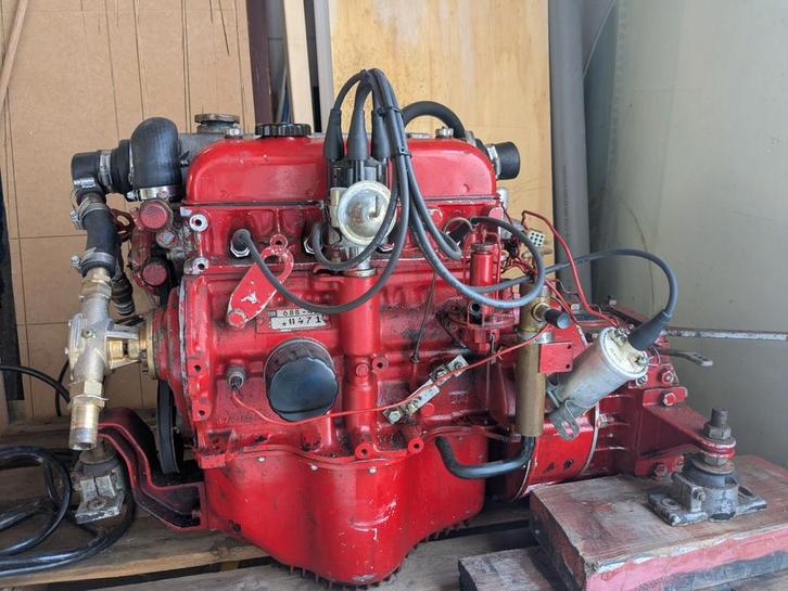 Renault DTR 50pk Scheepsmotor Benzine, Watersport en Boten, Buiten- en Binnenboordmotoren, Gebruikt, Benzine, Binnenboordmotor