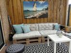 6 Euro Pallets en palletkussens, Tuin en Terras, Ophalen, Gebruikt, Hout
