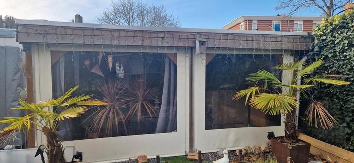 Verandadoek raamzeil verandazeilen, Tuin en Terras, Overkappingen, Ophalen